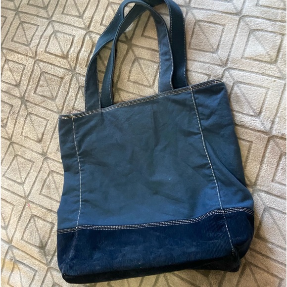 🖤Disney Mickey Mouse 1928 embroidered Corduroy / Canvas tote - Picture 3 of 5